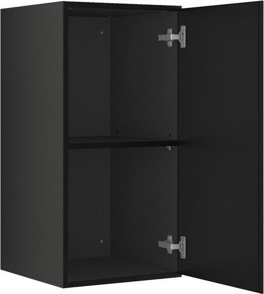 BMG Möbel Schranksystem Modul+ (Einzelschränke und Regale kombinierbar im Baukastenprinzip, wählbar aus Regal, Schrank mit Tür oder Schrank mit Klappe) mit oder ohne Fronten, griffloses Design, Made in Germany