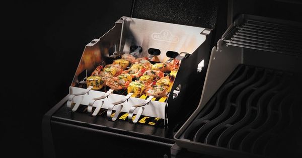 Napoleon Windschutz für Sizzle Zone klein inkl. 4 Spießen