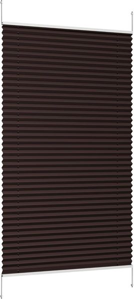 Sekey Plissee Faltrollo Klemmfix ohne Bohren Mokka 70x130cm Bild 2