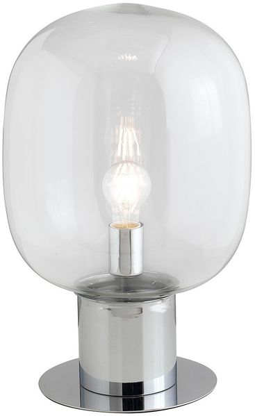 Tischleuchte FELLINI, Chrom 1x E27 max. 25W, 18x30cm ohne Leuchtmittel