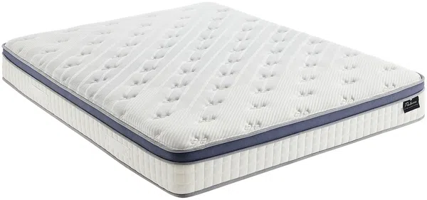 Vente-unique - MALAO Mattress and bed base set Stoff Weiß - B 140 cm x H 25 cm31 cm x L 190 cm Bild 2