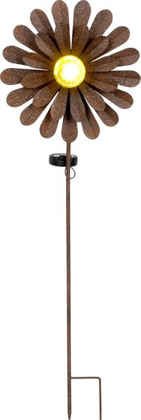 Ambia Garden 'SOLARLEUCHTE' Solarleuchte, Metall rost, 12 x 90 x 26.5 cm, Outdoor geeignet