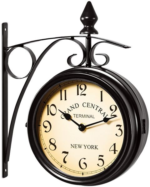 Monzana Wanduhr Vintage Schwarz