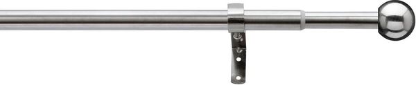 indeko Gardinenstange Formentor, Ø 16 mm, 1-läufig, ausziehbar, verschraubt, Eisen, stufenlos verstellbare Teleskopstange