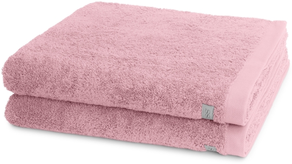 Ross Sinfonie 2 tlg. Frottier-Set - 2 X Duschtuch (70 X 140cm) - 500 g/m2 - Altrosa