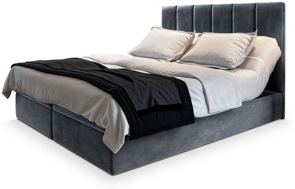 Masseno Boxbett BARINO 160x200 cm mit Bonell Matratze und Topper