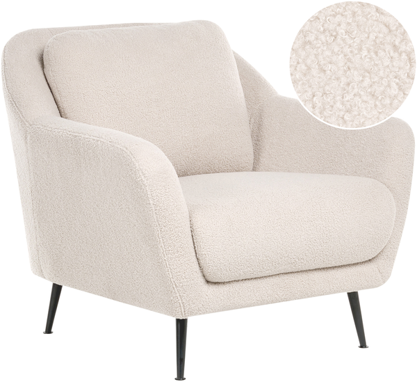 Sessel EIBY Bouclé Beige