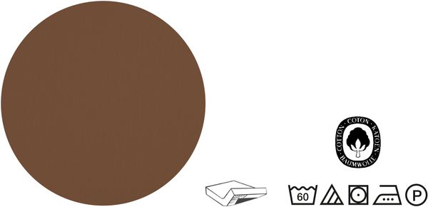 Castell Jersey-Stretch-Spannbetttuch 0077113, chocolate, 1x 180x200 cm - 200x200 cm Bild 4