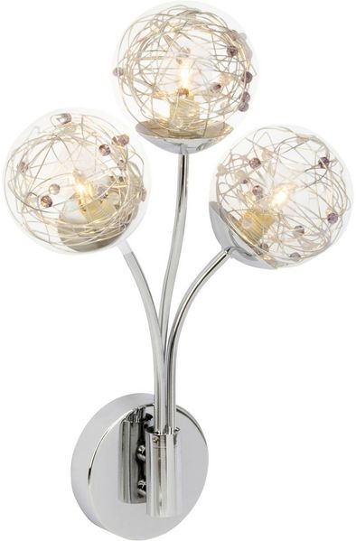 Brilliant Leuchten No. 00293-15 Wandleuchte Joya 3-flammig G9 chrom