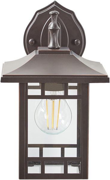 Außenwandleuchte HERIOT 28 cm Schwarz Bild 4