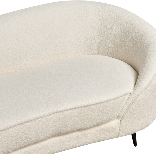 3-Sitzer Sofa Bouclé weiß schwarz SAVAR Bild 7