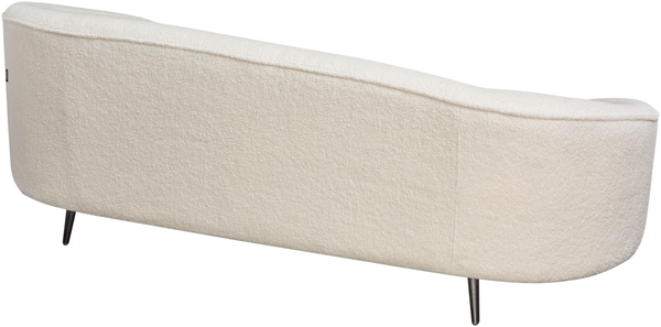 3-Sitzer Sofa Bouclé weiß schwarz SAVAR Bild 6