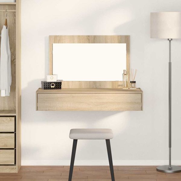 vidaXL Schminktisch mit Speicher Braun 100 x 40 x 70 cm Holzwerkstoff 865210