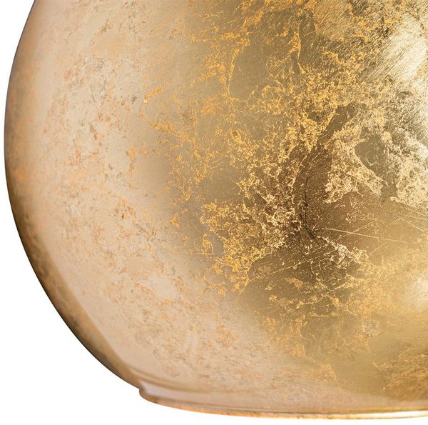 Qazqa Wandleuchte Bert, ohne Leuchtmittel, E27, Gold/Messing, Design, Glas, 1-flammig