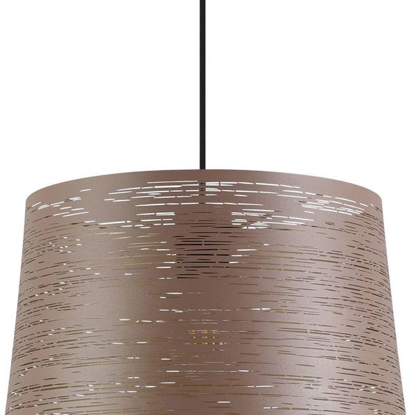 Eglo 99439 Hängeleuchte SEGEZIA E27 1X40W Mokka, gold H:110cm Ø:35cm dimmbar