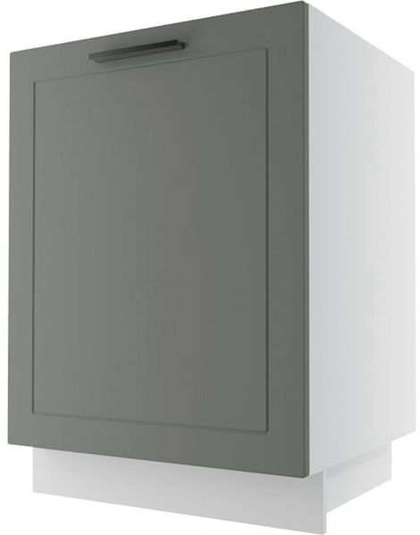 Unterschrank KVANTUM 1-türig 60cm Korpus- & FrontFarbe: dust grey matt / eiche artisan (Q-D1D/60)