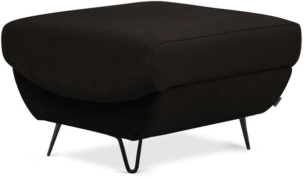 Wohnideebilder Silva Dunkelbraun Fußhocker PU-SIL-22FL