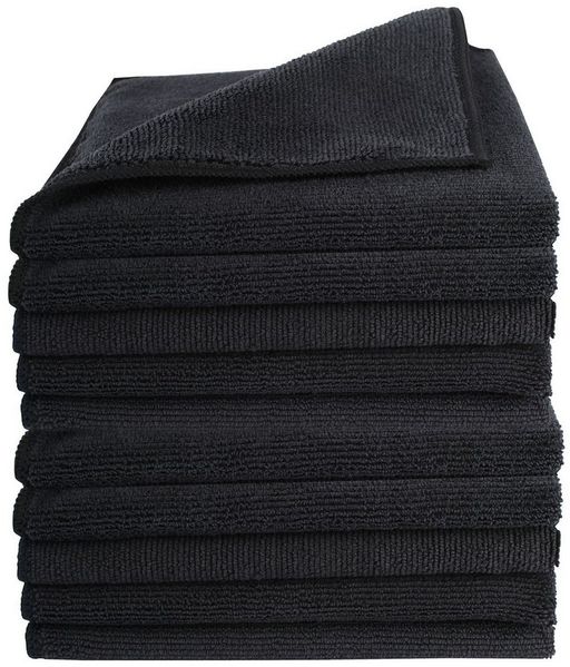 Hometex Premium Textiles Geschirrtuch Mikrofaser Putztuch, Staubtuch Reinigungstuch 40 x 40 cm, (10-tlg), Ideal für Autopflege, Küche und Barista