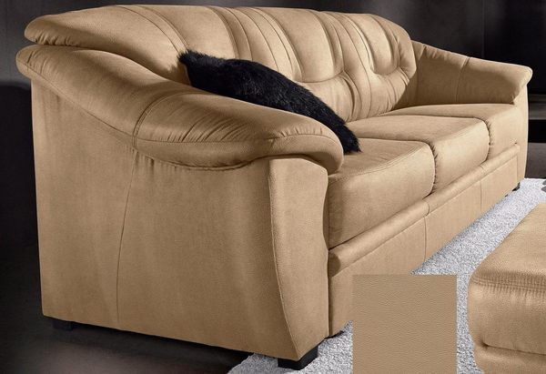 sit&more 3-Sitzer Safira, inklusive komfortablem Federkern, wahlweise mit Bettfunktion
