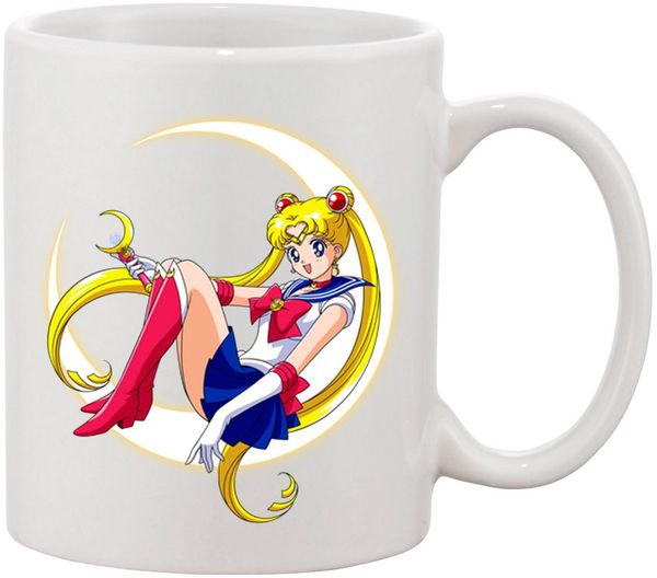Blondie & Brownie Tasse Fun Comic Sailor Moon Anime Manga, Keramik, Tasse Fun Comic Sailor Moon Anime Manga Motiv Keramik Becher