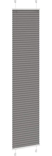vidaXL Plissee Anthrazit 50x200 cm Stoffbreite 49,4 cm Polyester 4015099 Bild 3