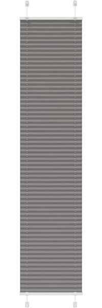 vidaXL Plissee Anthrazit 50x200 cm Stoffbreite 49,4 cm Polyester 4015099