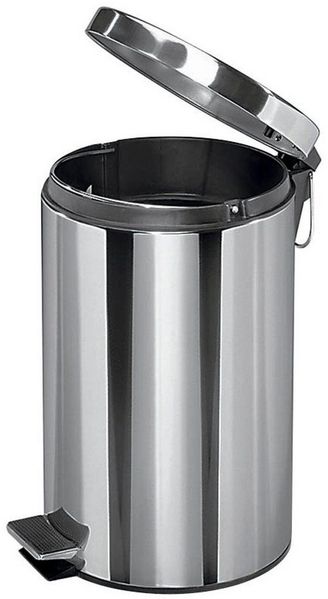 Treteimer - Edelstahl / Silber - 3 Liter