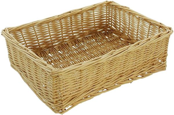 Regalkorb aus Weide, 40x30 cm, Aufbewahrungskorb