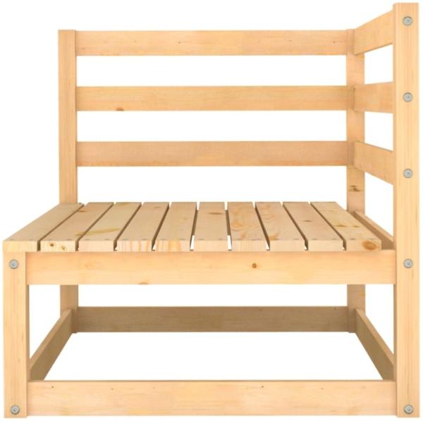vidaXL Gartensofa 2-Sitzer mit Kissen Kiefer Massivholz 805730 Bild 3
