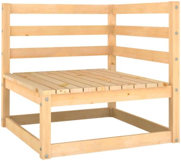 vidaXL Gartensofa 2-Sitzer mit Kissen Kiefer Massivholz 805730 Bild 2
