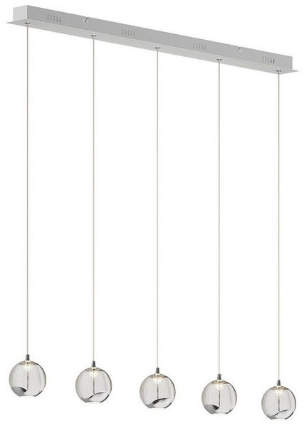 Lucande Hängeleuchte Hayley, 5 x 5 W LED, warmweiß