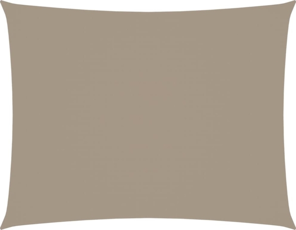 vidaXL Sonnensegel Oxford-Gewebe Rechteckig 2,5x3,5 m Taupe 135426