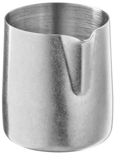 APS Milchkännchen Gießer "FLOW", 150 ml, Ø 6 cm, Höhe 6,5 cm, 0,15 l, (1-St), gebürsteter Edelstahl 18/8, PVD-beschichtet, Vintage-Look