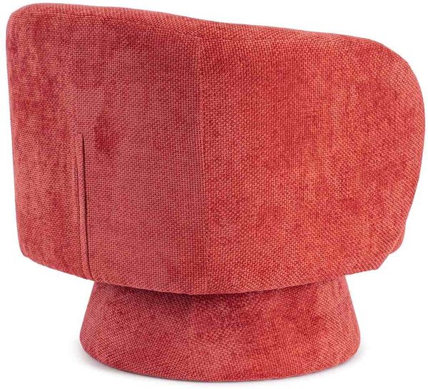Drehsessel Ennelija aus Stoff, modern, rot Cherry, gepolstert, drehbar für Dein Wohnzimmer Bild 4