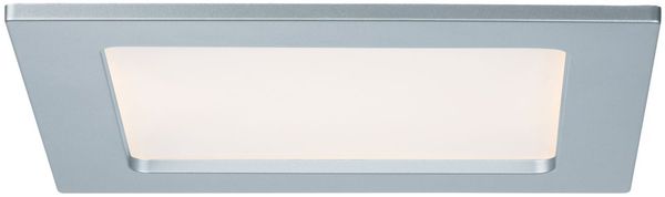 Paulmann No. 92080 Einbaupanel LED eckig 12W 2700K Chrom matt IP44 spritzwassergeschützt