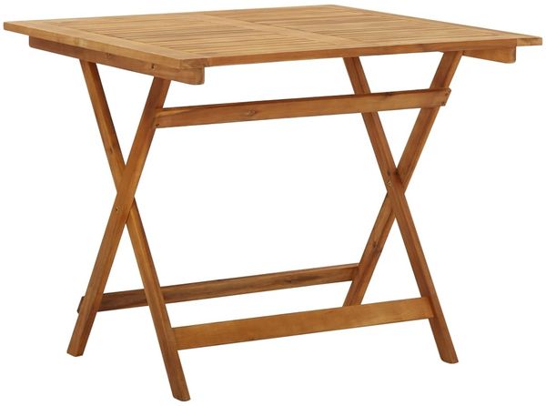 vidaXL Klappbarer Gartentisch 90x90x75 cm Massivholz Akazie 313599