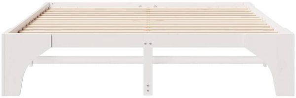 vidaXL Bettrahmen Weiß 180 x 200 cm Massives Kiefernholz 872978 Bild 5
