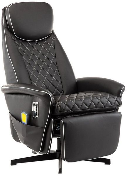 Happy Home Loungesofa Elektrischer Massagesessel Relaxsessel Lederoptik