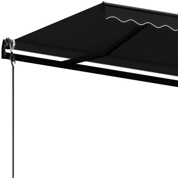 vidaXL Markise Automatisch Einziehbar 400x350 cm Anthrazit 3069189 Bild 5
