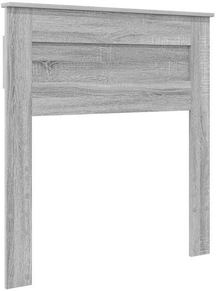 vidaXL Bettrahmen Graues Sonoma 90 x 190 cm Ingenieurs Holz 3409877 Bild 7