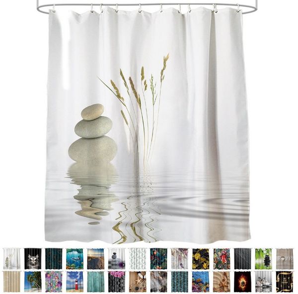 Sanilo Duschvorhang 180 x 200 cm, viele schöne Duschvorhänge zur Auswahl Breite 180 cm, 100% wasserdicht, Anti-Schimmel-Effekt, hochwertige Qualität