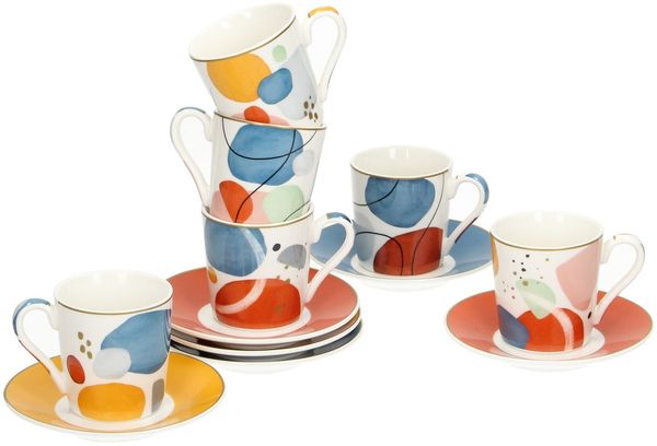 Dekoria Tassen-Set Macchie 6 Stck.