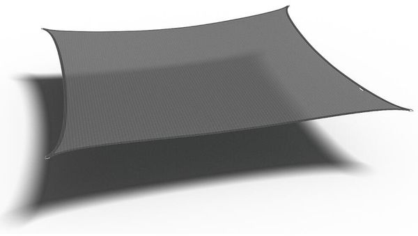 Coolfit Sonnensegel Quadrat, grau