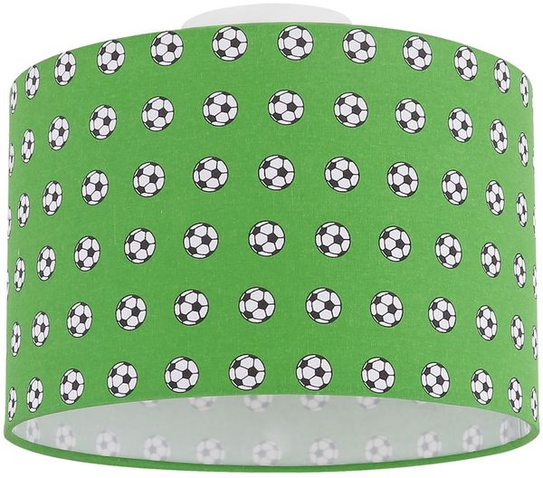 LED Deckenleuchte, Fußballdesign, grün, D 30 cm Bild 6
