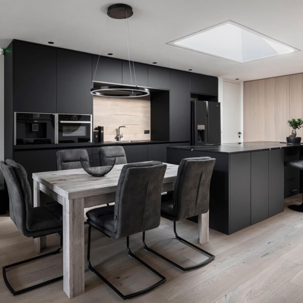 s.luce LED Ring Pendelleuchte rund Direkt oder Indirekt Gold Ø 120cm Bild 20