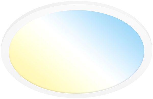 LED Aufbau Panel, weiß, dimmbar, Fernbedienung, D 40 cm