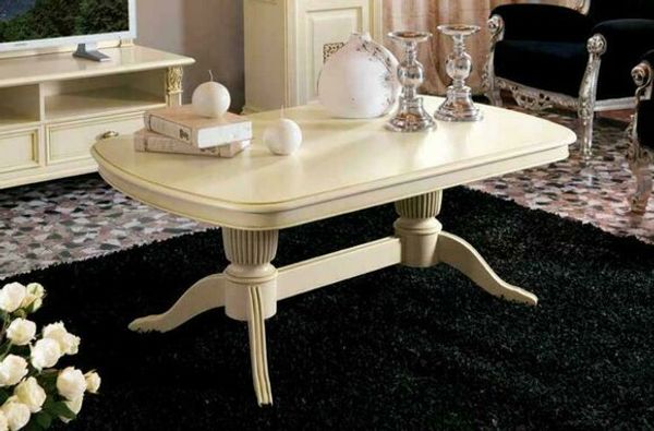 Barock Rokoko Couchtisch Holz Tisch Beistell Sofa Couch Tische Neu
