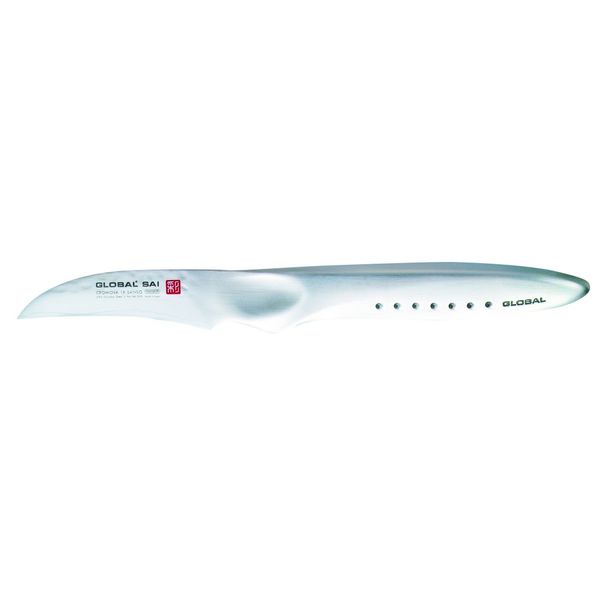 Global SAI-S04R Tourniermesser 6,5 cm Hammerschlag