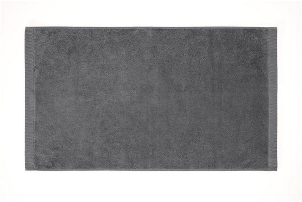 Heckett and Lane Gästehandtuch 1x VPE 2 st. Premium Handtuch 50/100 Classic Anthracite Handtuch 50x1, (Set, 2-St), Handtuch 2er Set Frottier