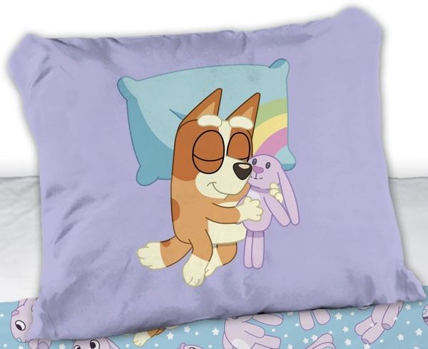 BrandMac Bettwäsche Bluey "Goodnight Bluey" Wende-Bettwäsche-Set, 135x200 & 80x80, Baumwolle, 100% Baumwolle